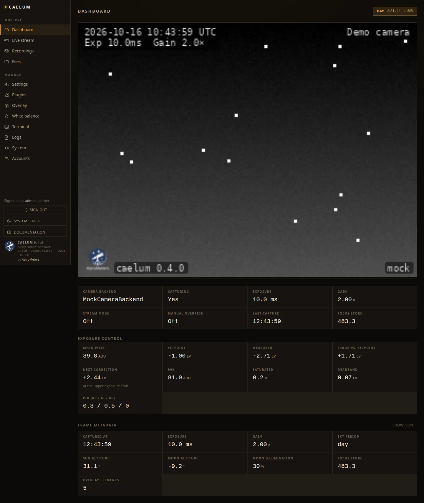 Dashboard